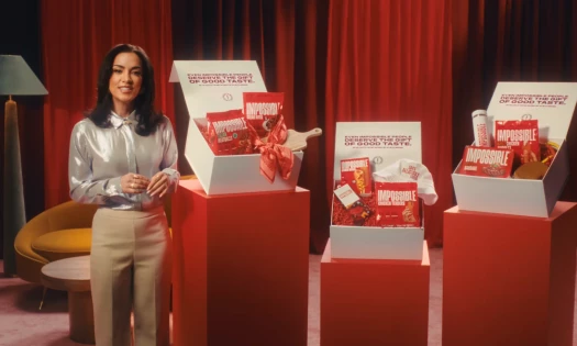 A woman with the "Impossible to Gift: Gift Kits"