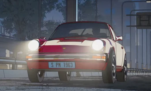 porsche 911 illustration