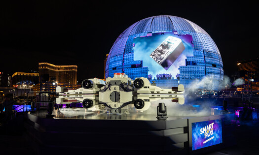 The Las Vegas Sphere redesigned in Star Wars theme