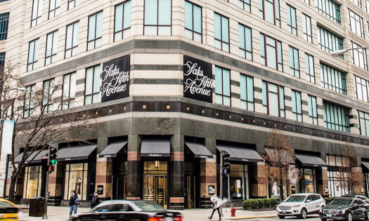 The Saks Fifth Avenue store in Chicago