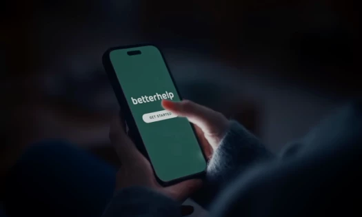 betterhelp app in a smartphone