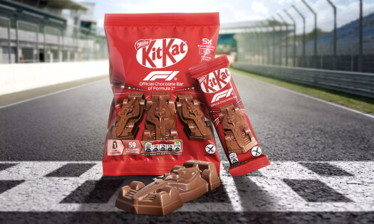 The new KitKat x F1