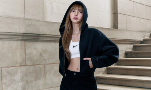 LISA wearing Nike clothing