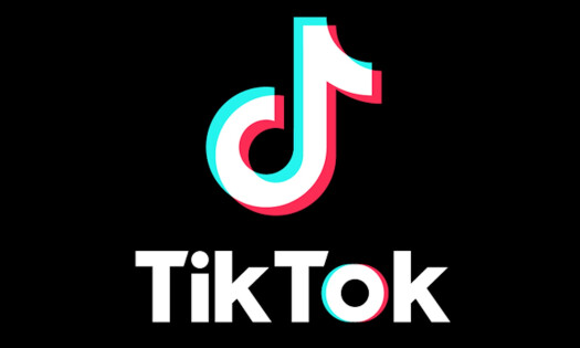 The TikTok logo shown in front of a black background