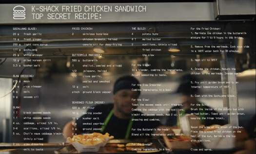 A photo showing Shake Shack's full page ad in The New York Times, calling for the fast food industry to learn real cooking skills