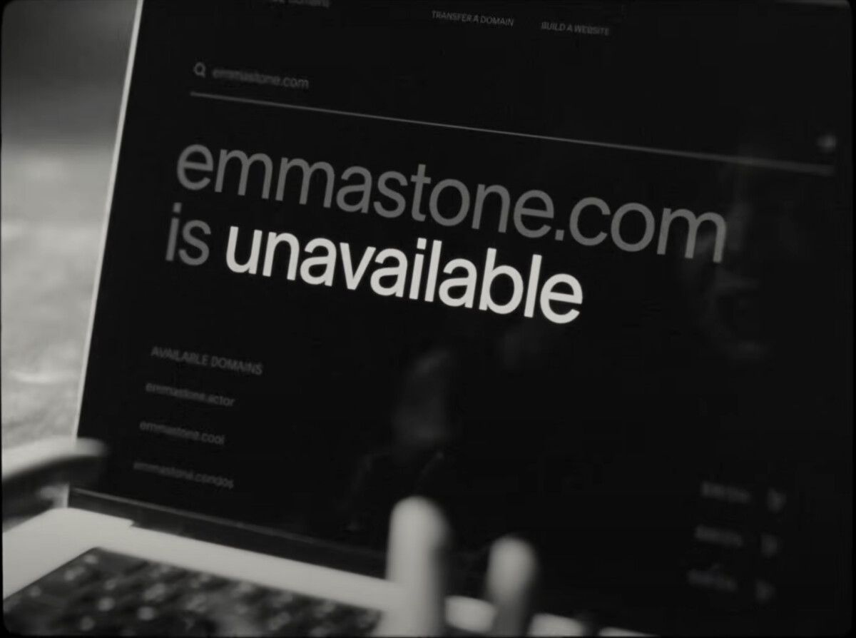 Emma Stone Loses Her Own Domain in Squarespace's Big Game Spot