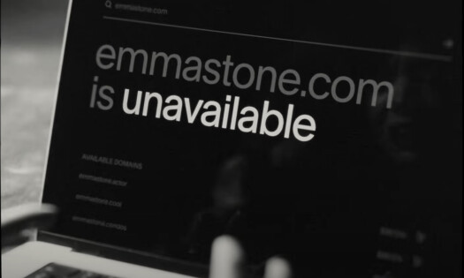 Emma Stone looking shocked