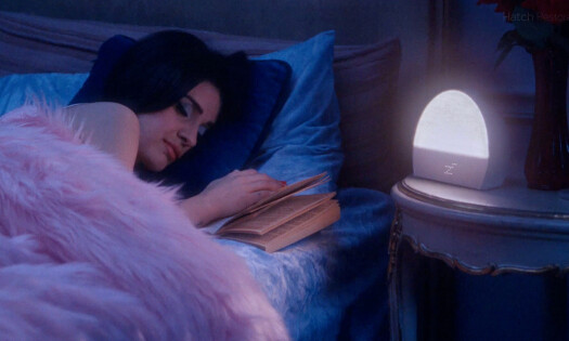 A woman sleeping beside her Hatch