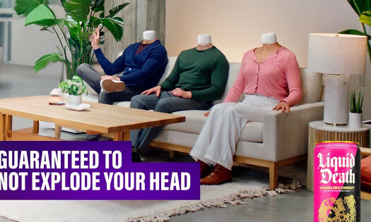 Three headless people