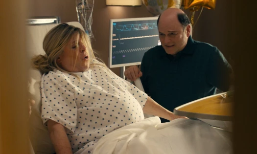A woman about to give birth