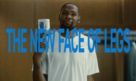Kevin Durant holding up CeraVe