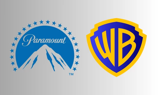 The Paramount and Warner Bros logos shown side-by-side