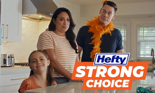 John Cena with a family
