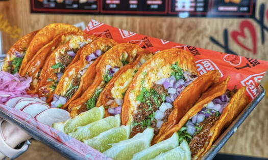 A closer look at Mike's Red Tacos