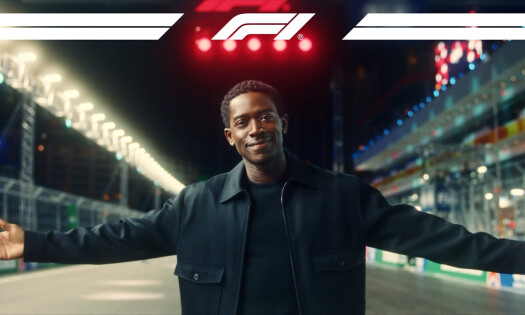 Damson Idris on the race track