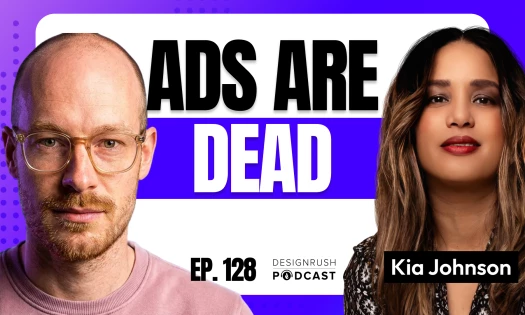 DesignRush Podcast host Kia Johnson and guest Andy Willers, CEO of Flavoured.