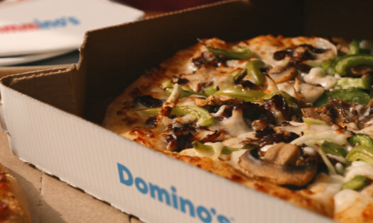 A Domino's pizza in a box