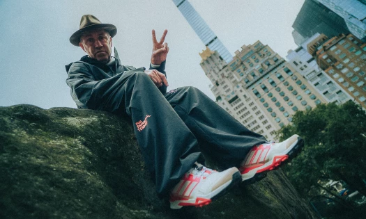 Mark "Gonz" Gonzales pictured wearing the new Adidas TERREX Shmoofoil Collection shoes