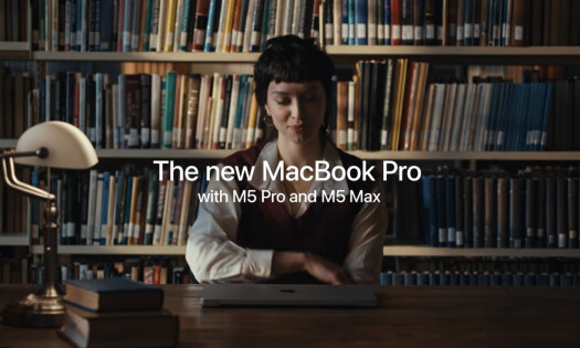 A screenshot from Apple's new campaign film for the M5 MacBook Pro