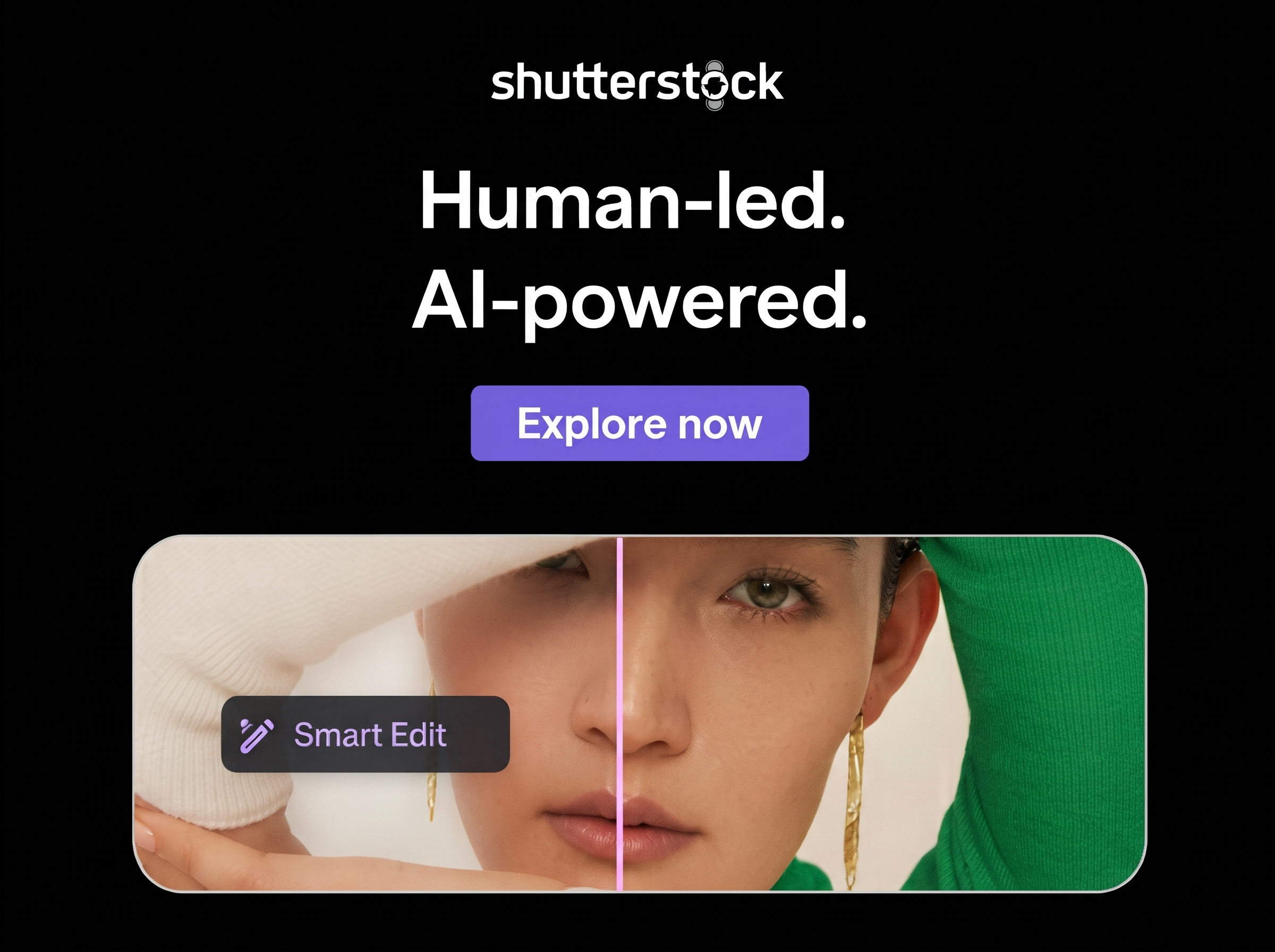 Shutterstock: Human-led, AI-powered - Explore Now