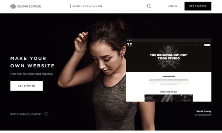 Squarespaces Technology Website Design