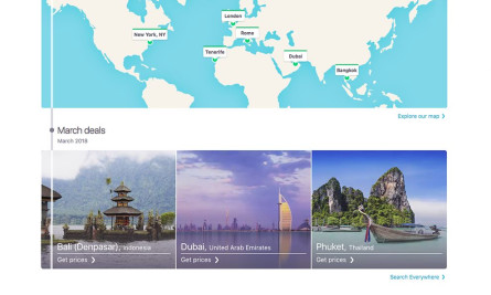 Skyscanners Technology Website Design