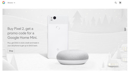 Made by Google Technology Website Design