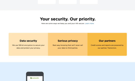 NerdWallet Technology Website Design
