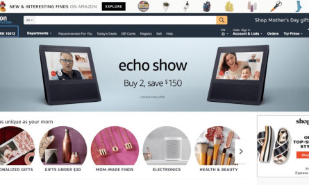 Amazon Technology Website Design
