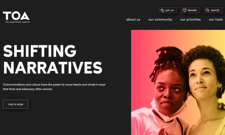 The Opportunity Agendas Web Design
