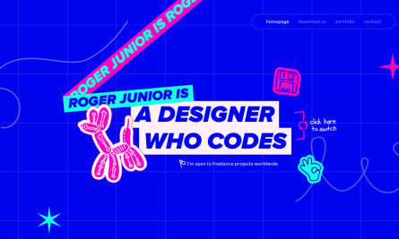 Roger Juniors Portfolio Web Design