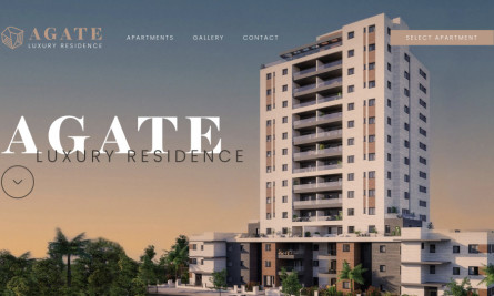 Agate Luxury Residences Web Design