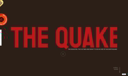 The Quakes Web Design