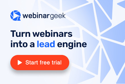 Start WebinarGeek Free 14-Day Trial