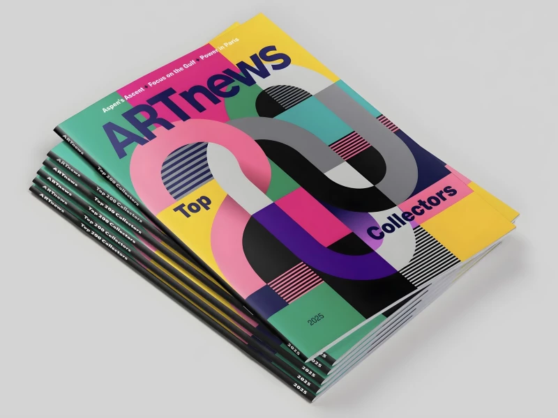 ARTnews Magazine Print Design by My Name is Wendy