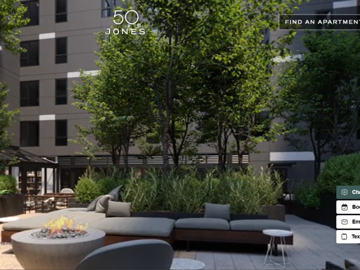 50 Jones Apartments Website Design