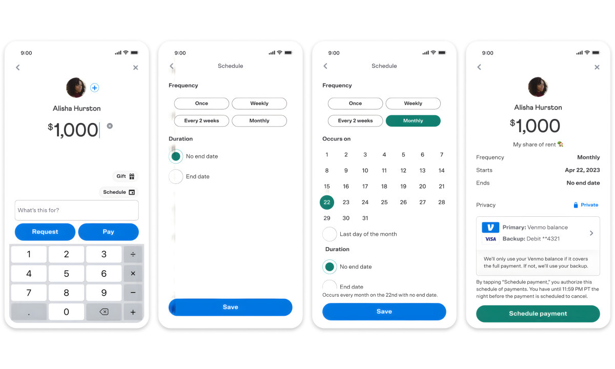 Venmo Transaction App Design