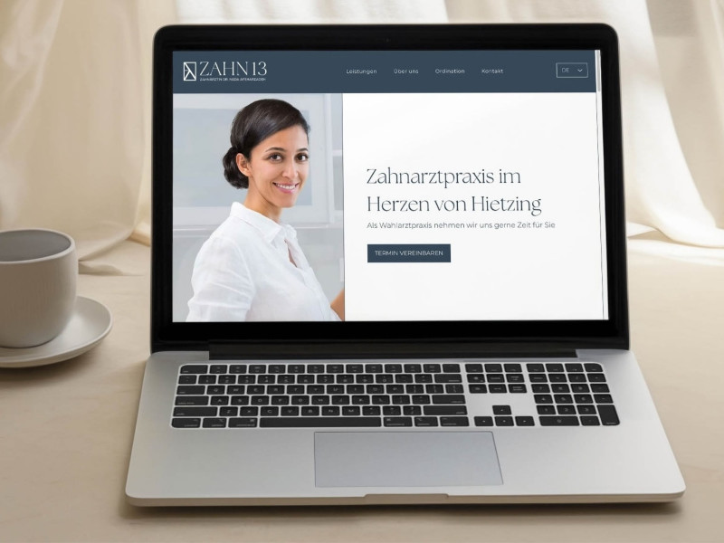 ZAHN 13 Website Design by Brand Büro