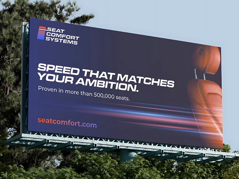 Seat Comfort Systems Print Design by Gonzalo Briceno