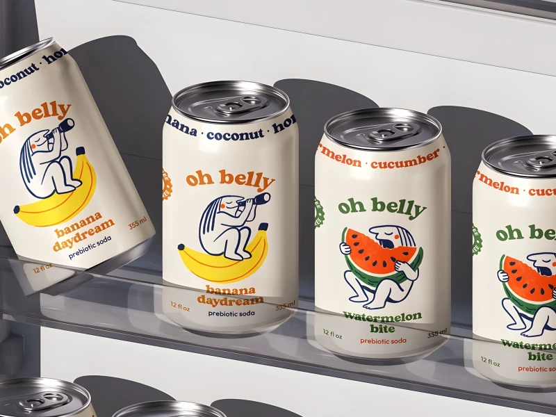 Oh Belly Packaging Design by Studio Bainne