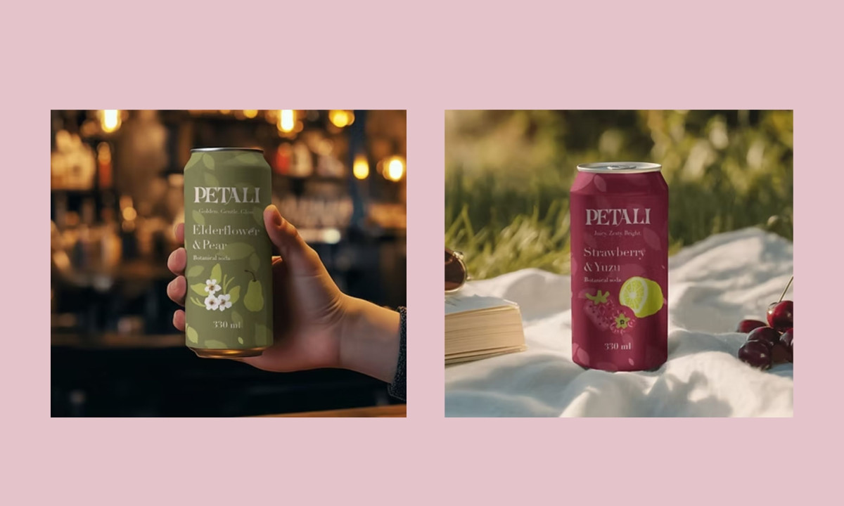 Lifestyle shots emphasize product elegance and natural positioning