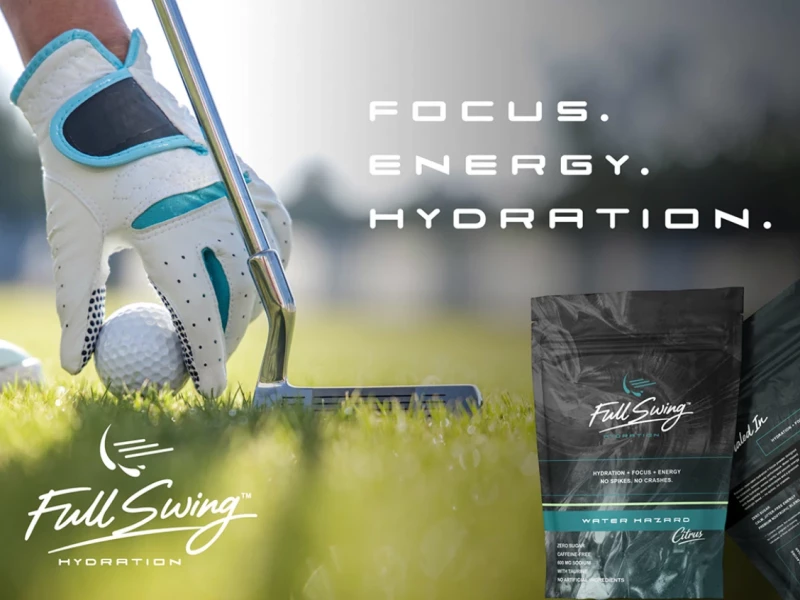 Full Swing Hydration Packaging Design