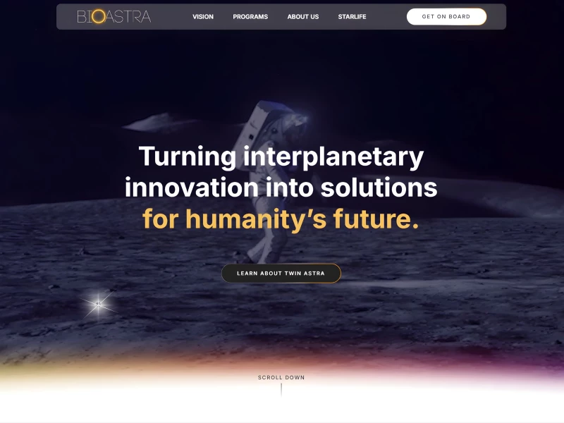 BioAstra Website Design by Design In DC