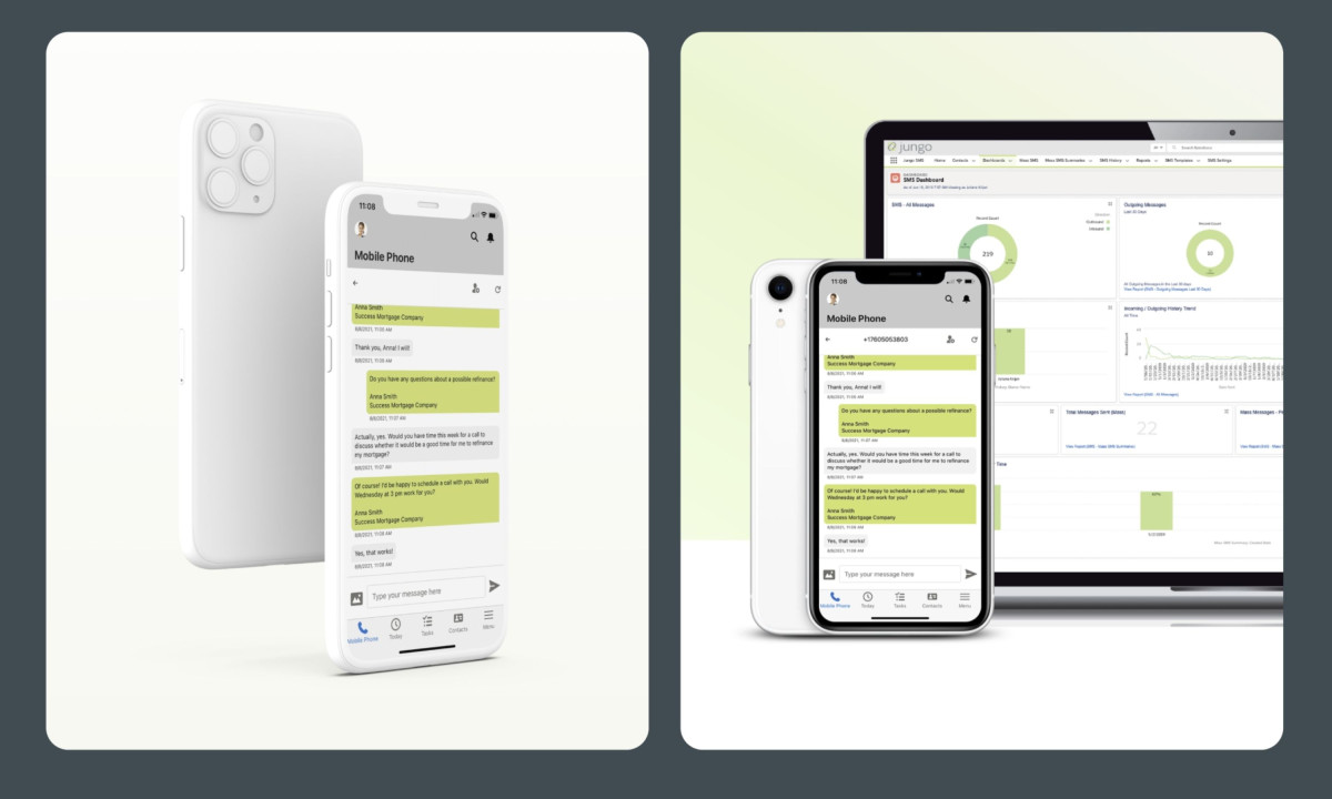 Product section showcases mobile and desktop interfaces with real-use context