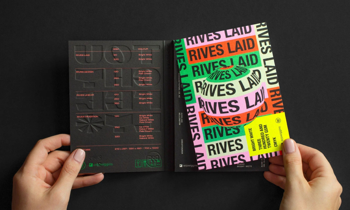 Interactive pages highlight textures and removable artwork format