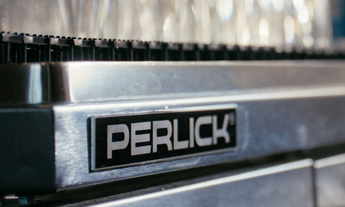 Logo applied to industrial product badge