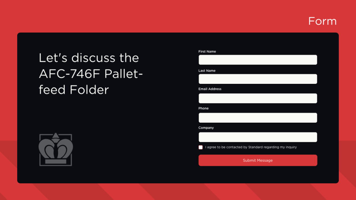 Contact form streamlines lead capture with integrated Salesforce functionality