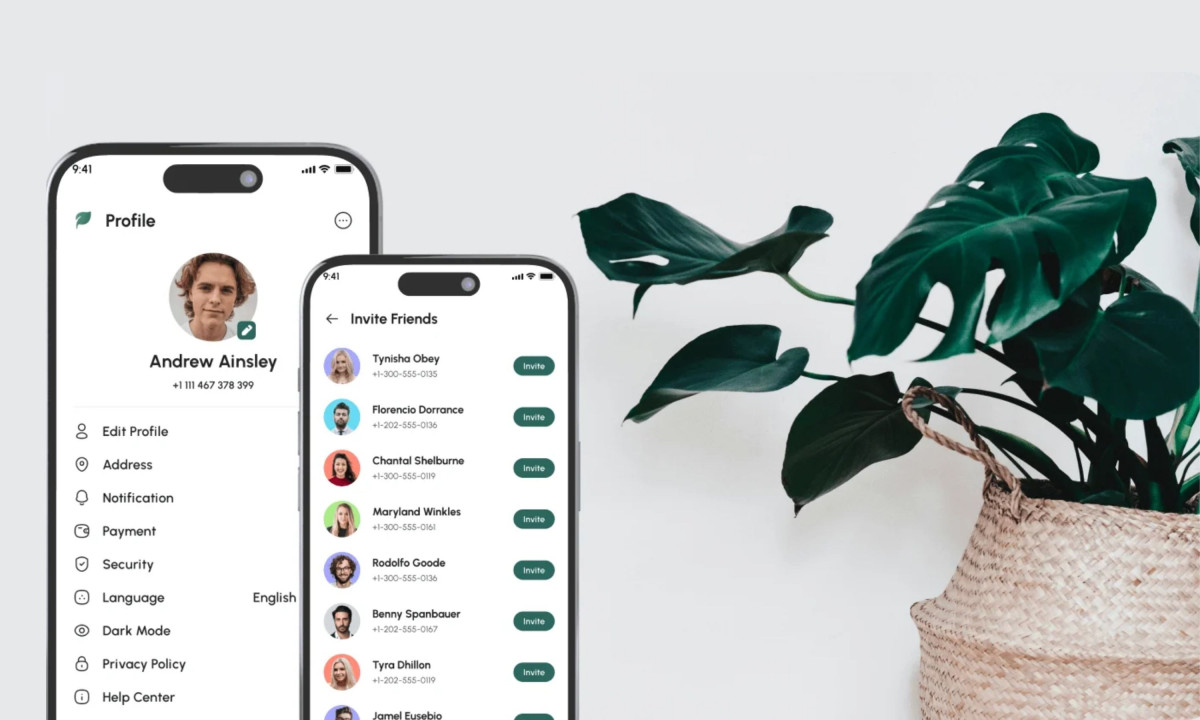 Profile and social features support personalization and sharing