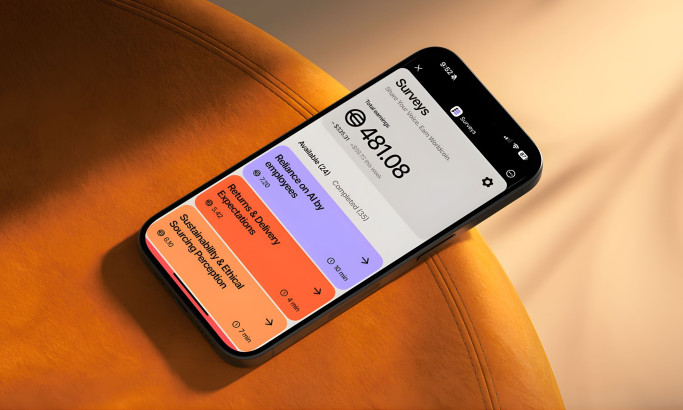 Surveys App Design by Microfeller