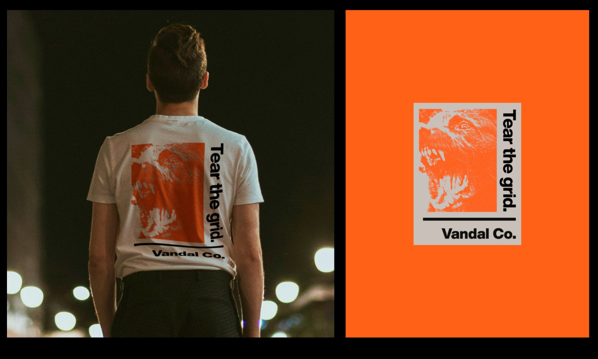 Apparel graphic applies identity onto wearable format